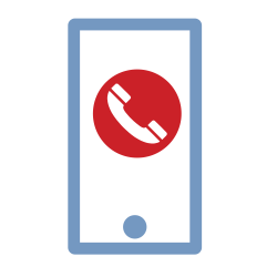 24/7 EMERGENCY smartphone emergency icon